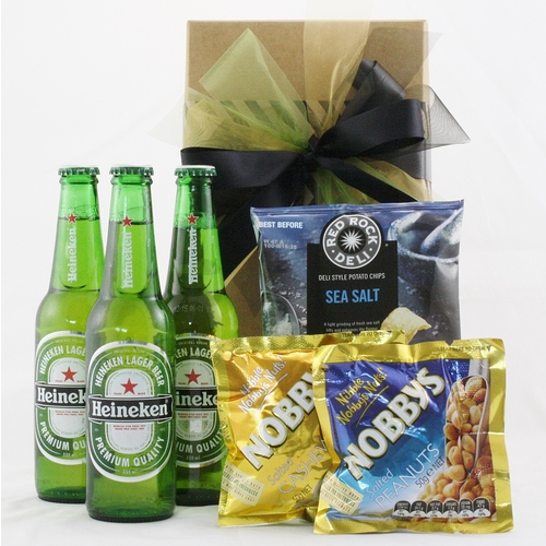 Beer and Nibbles Giftbox - Heineken